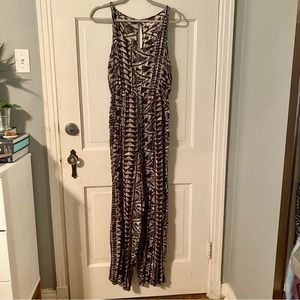 Women’s tribal print jumpsuit